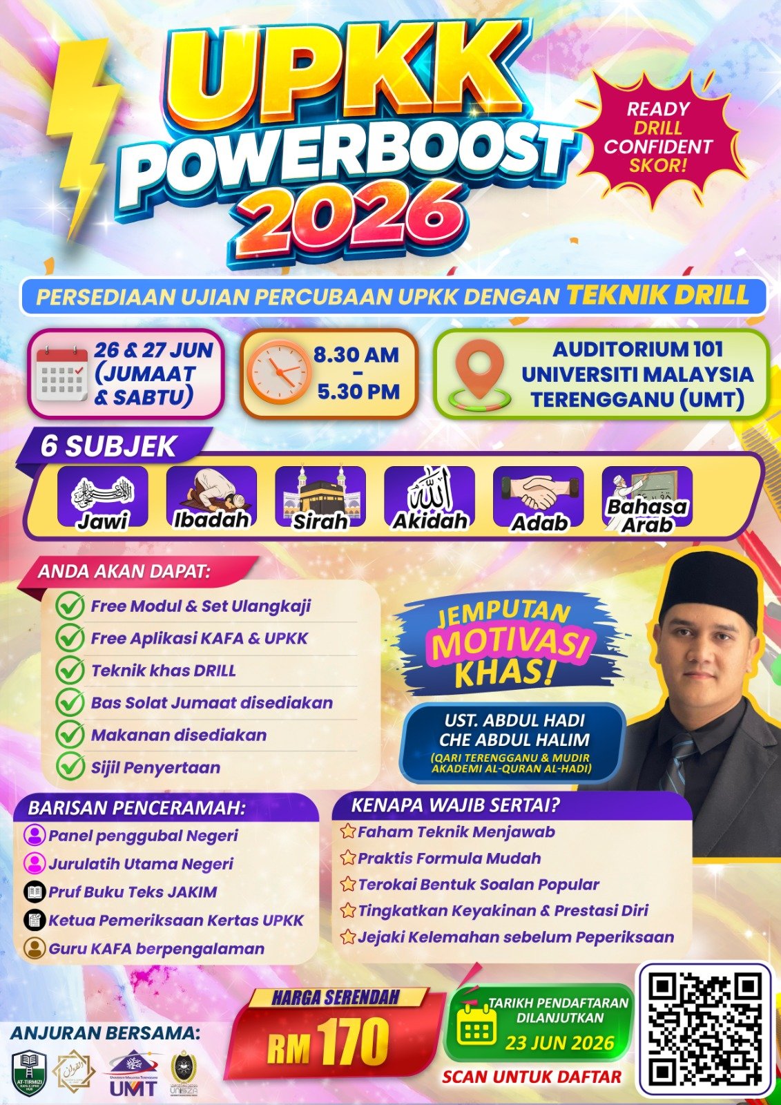 Poster rasmi UPKK Powerboost Terengganu 2026